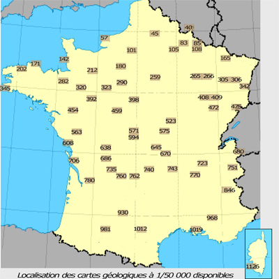 Cartes g&eacute;ologiques
