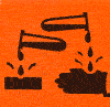Symbole corrosif